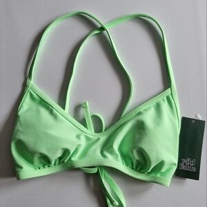 Wild Fable Light Green Bikini Top